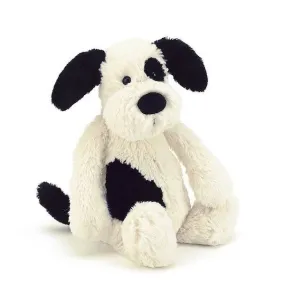 Jellycat Bashful Black   Cream Puppy - Large