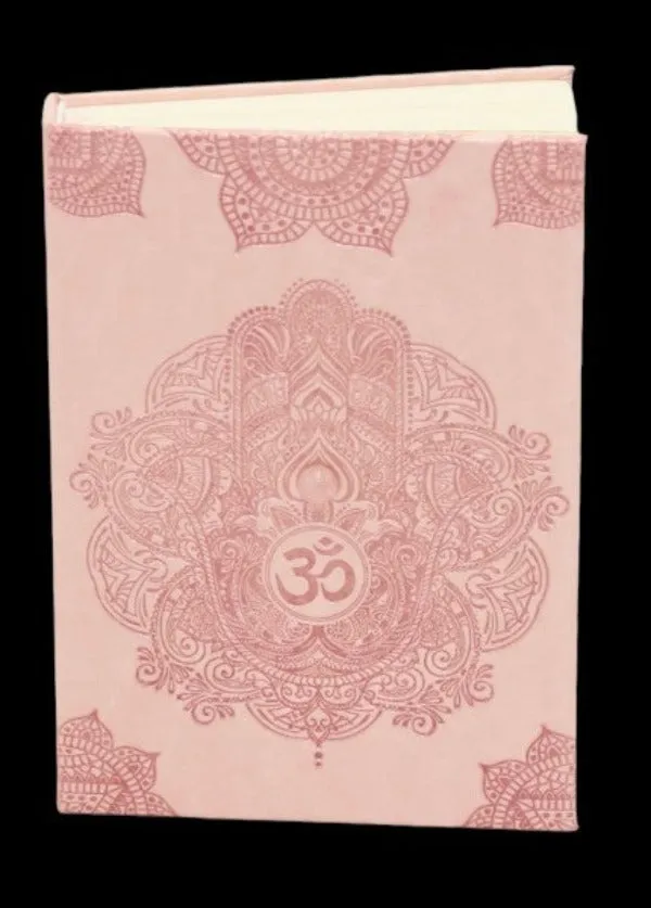 Journal - Pink Hamsa Elements