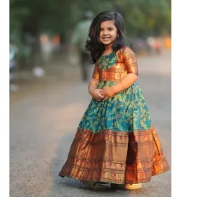 Kids Narayan Peth Cotton Gown