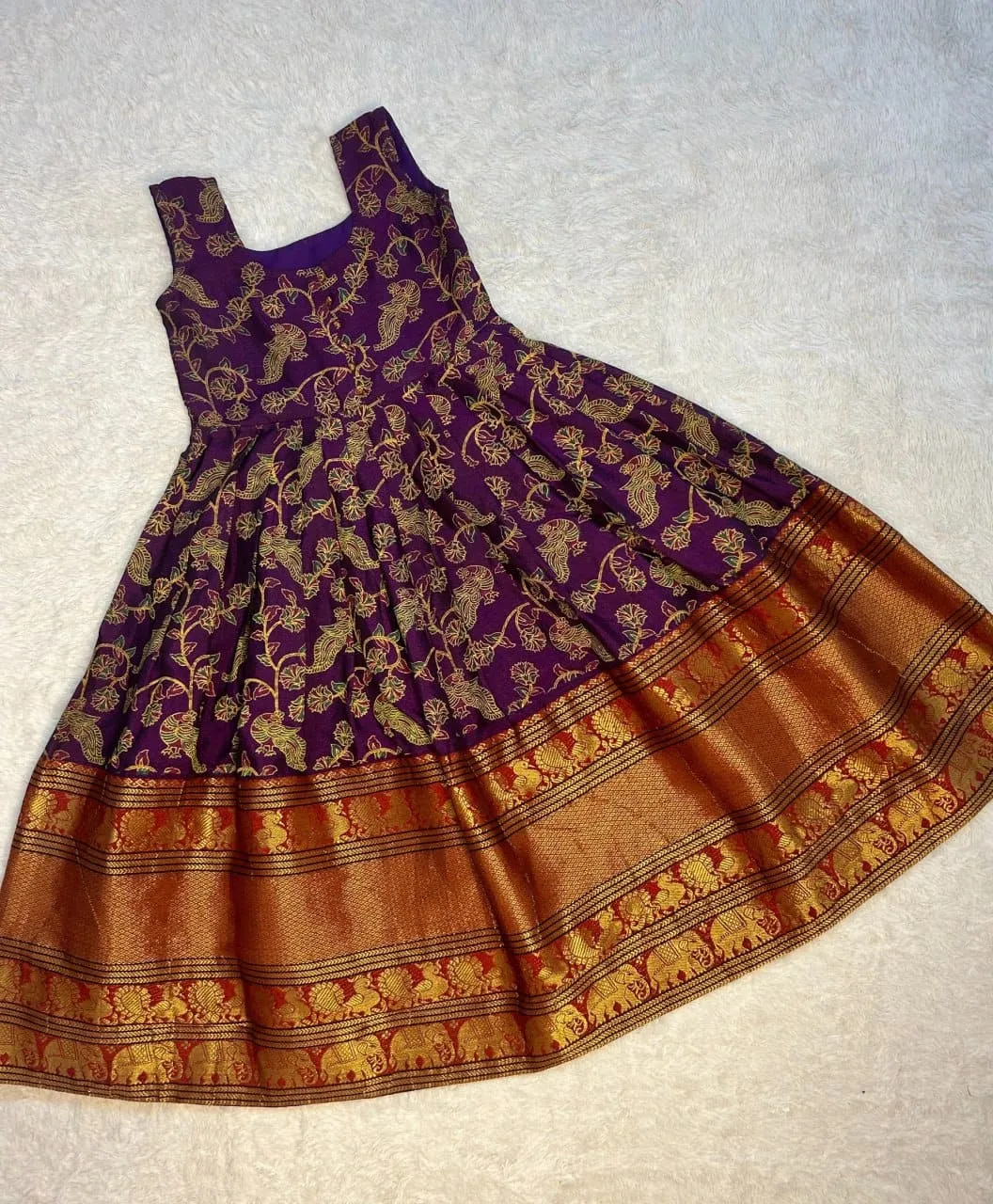 Kids Narayan Peth Cotton Gown