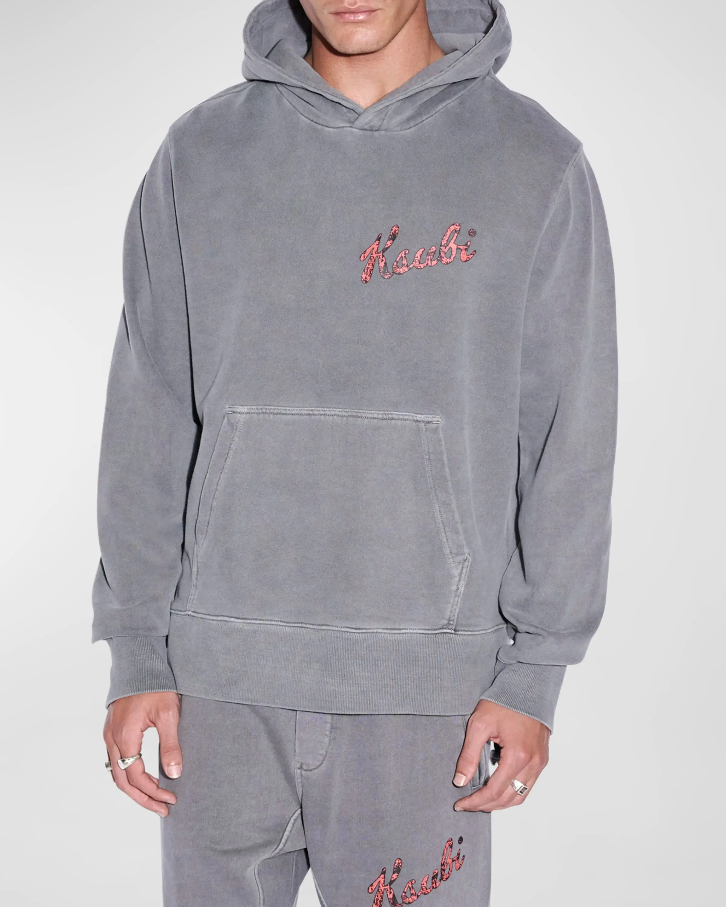 KSUBI AUTOGRAPH KASH HOODIE CHARCOAL