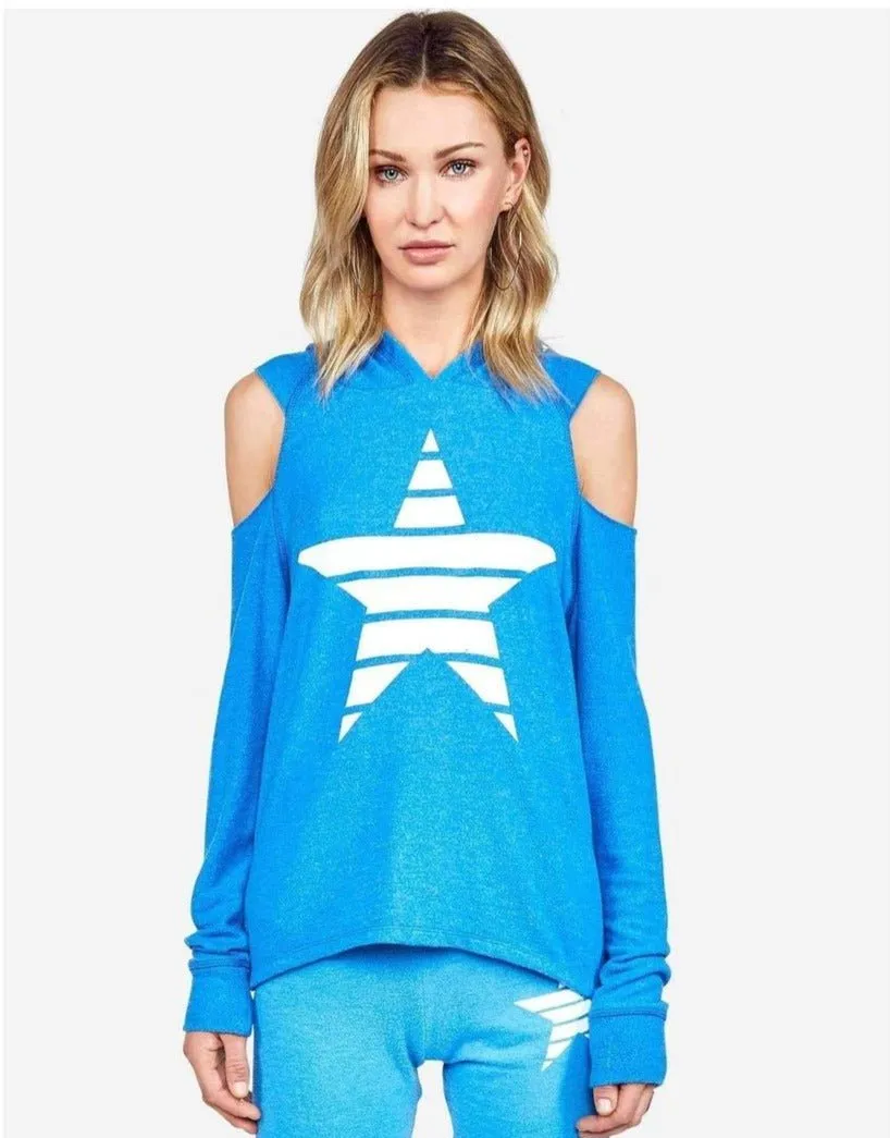 Lauren Moshi Berlin Classic Stripe Star Hoodie