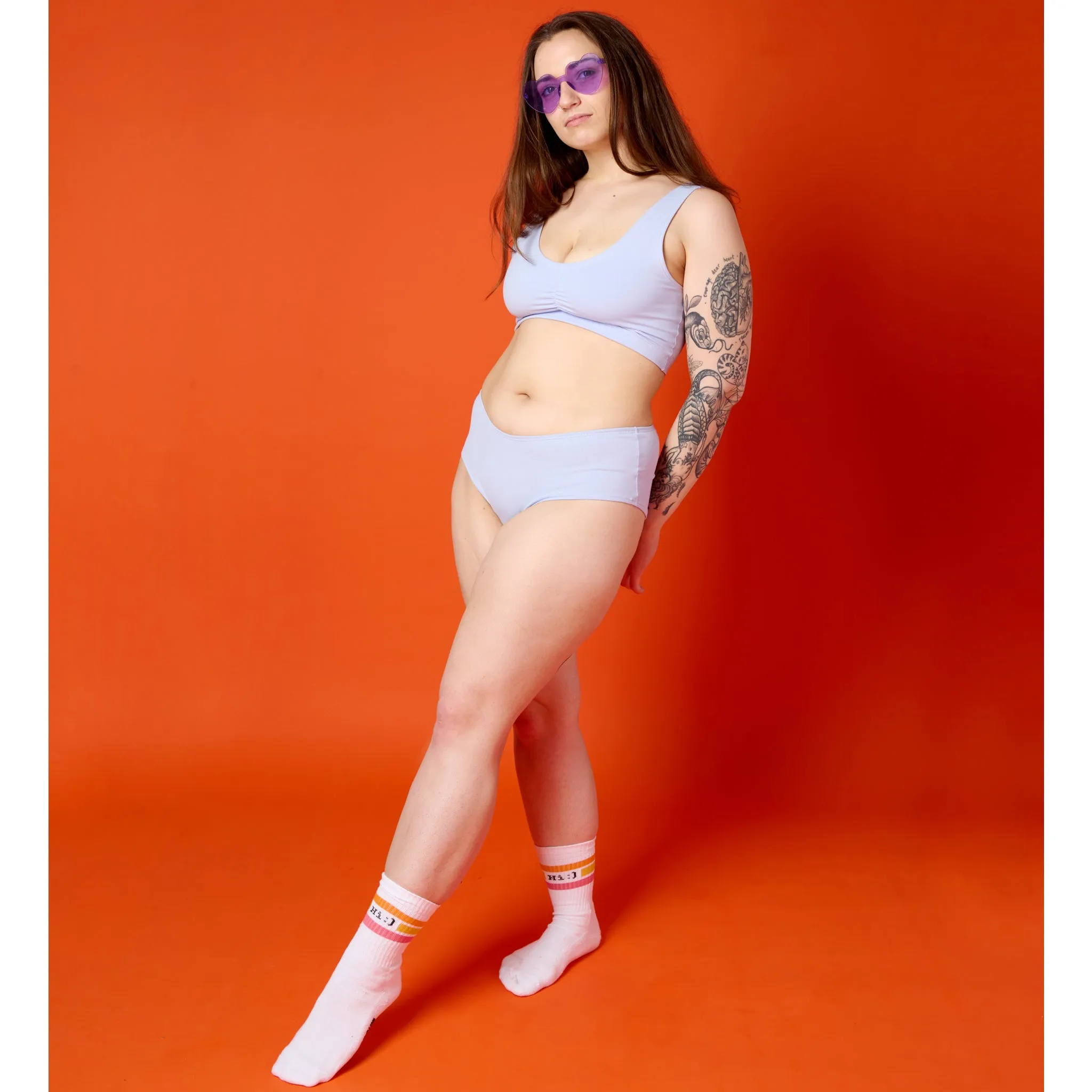 Lavender Organic Cotton Hipster Panty