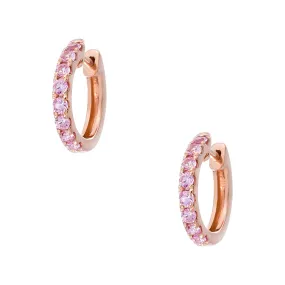 Lillian Rose Gold Pink Sapphire 2mm