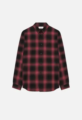 LS Button Up / Shadow Red