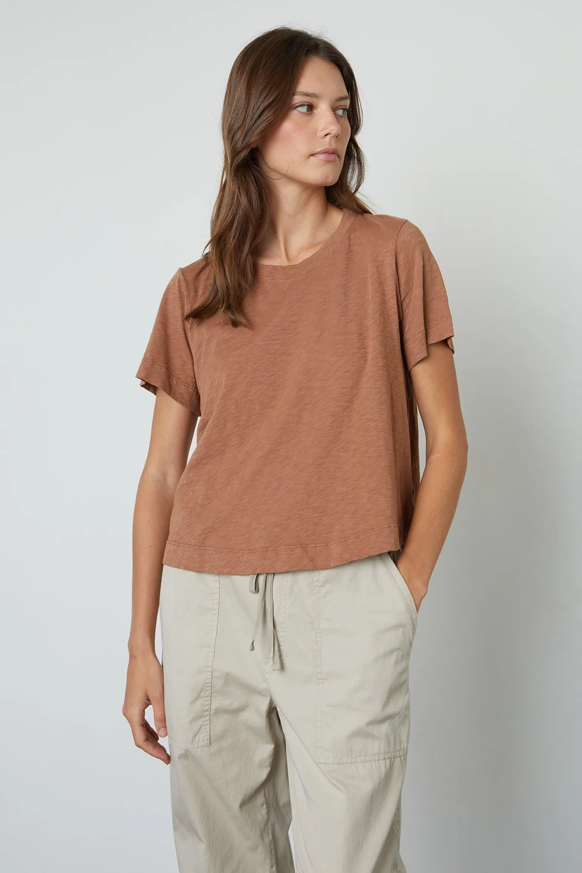 LULA COTTON SLUB SWING TEE