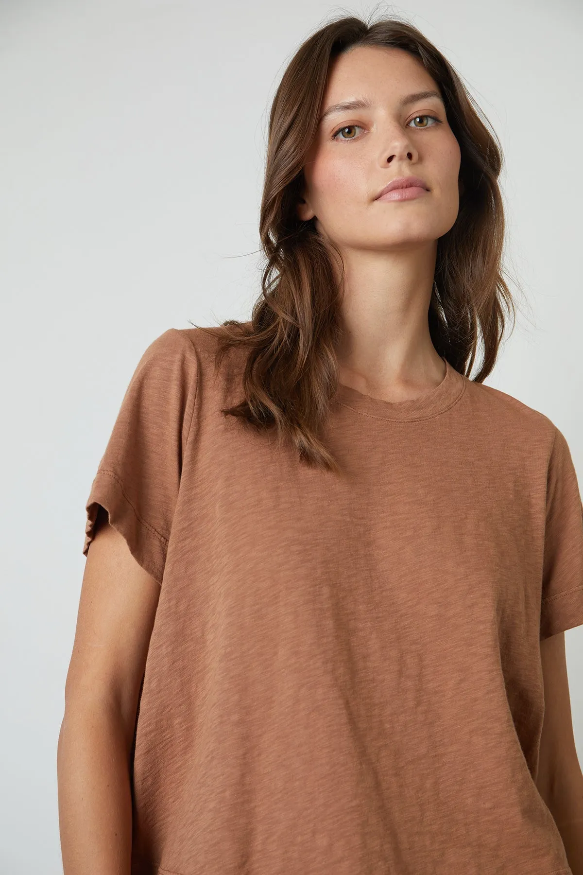 LULA COTTON SLUB SWING TEE