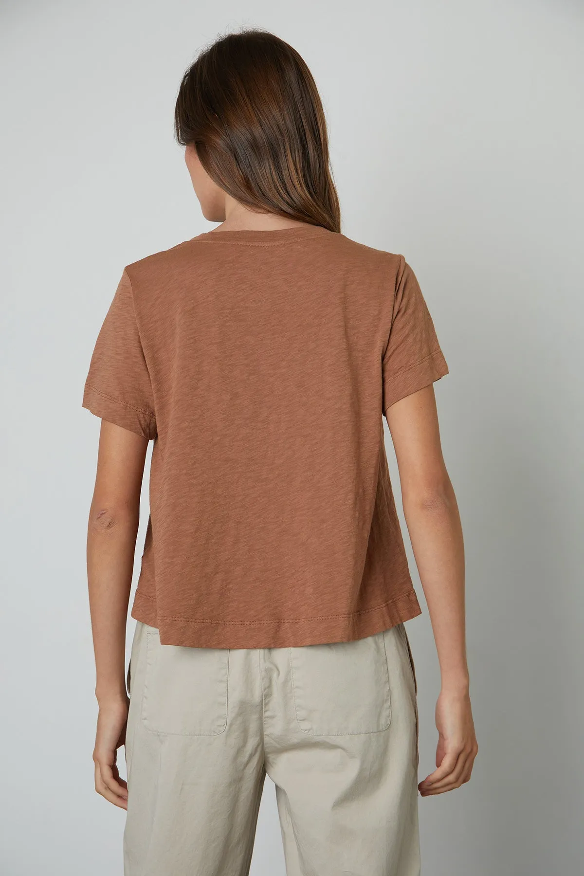 LULA COTTON SLUB SWING TEE