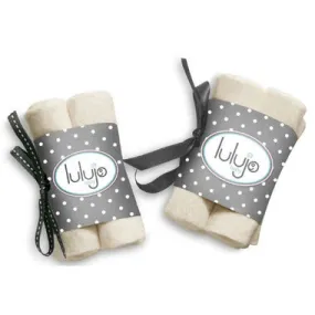 Lulujo Organic Cotton Baby Facecloths