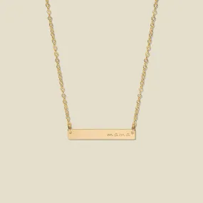 Mama Bar Necklace