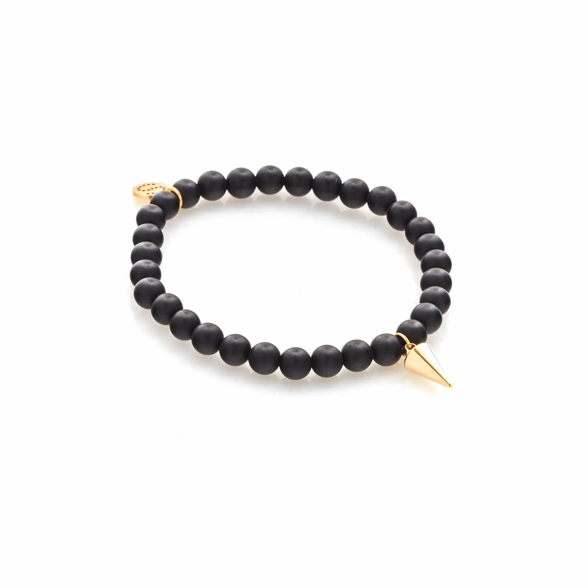 Men's Edit / All For One / Bracelet / Black Onyx   Gold