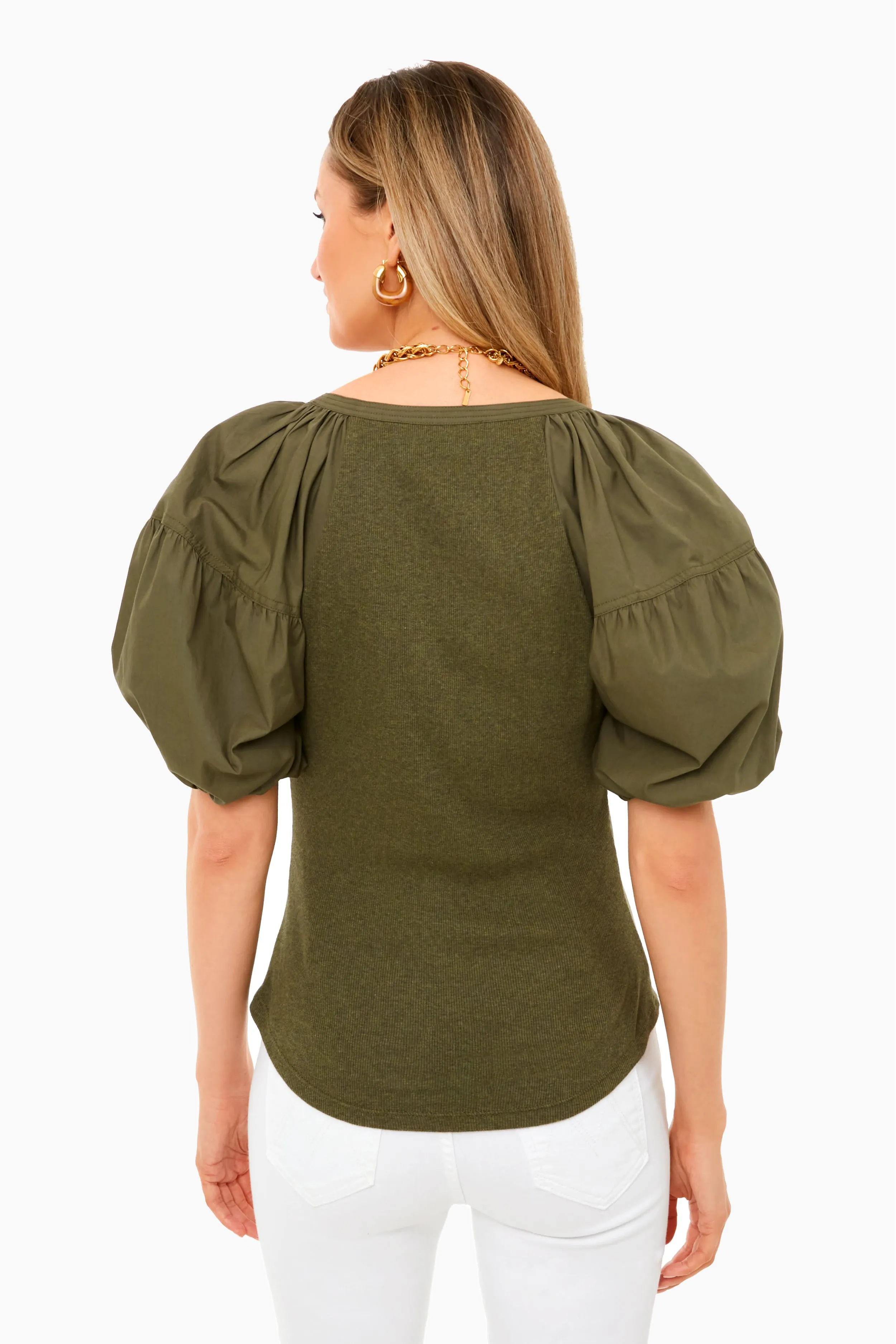 Military Melange Harlowe Pullover