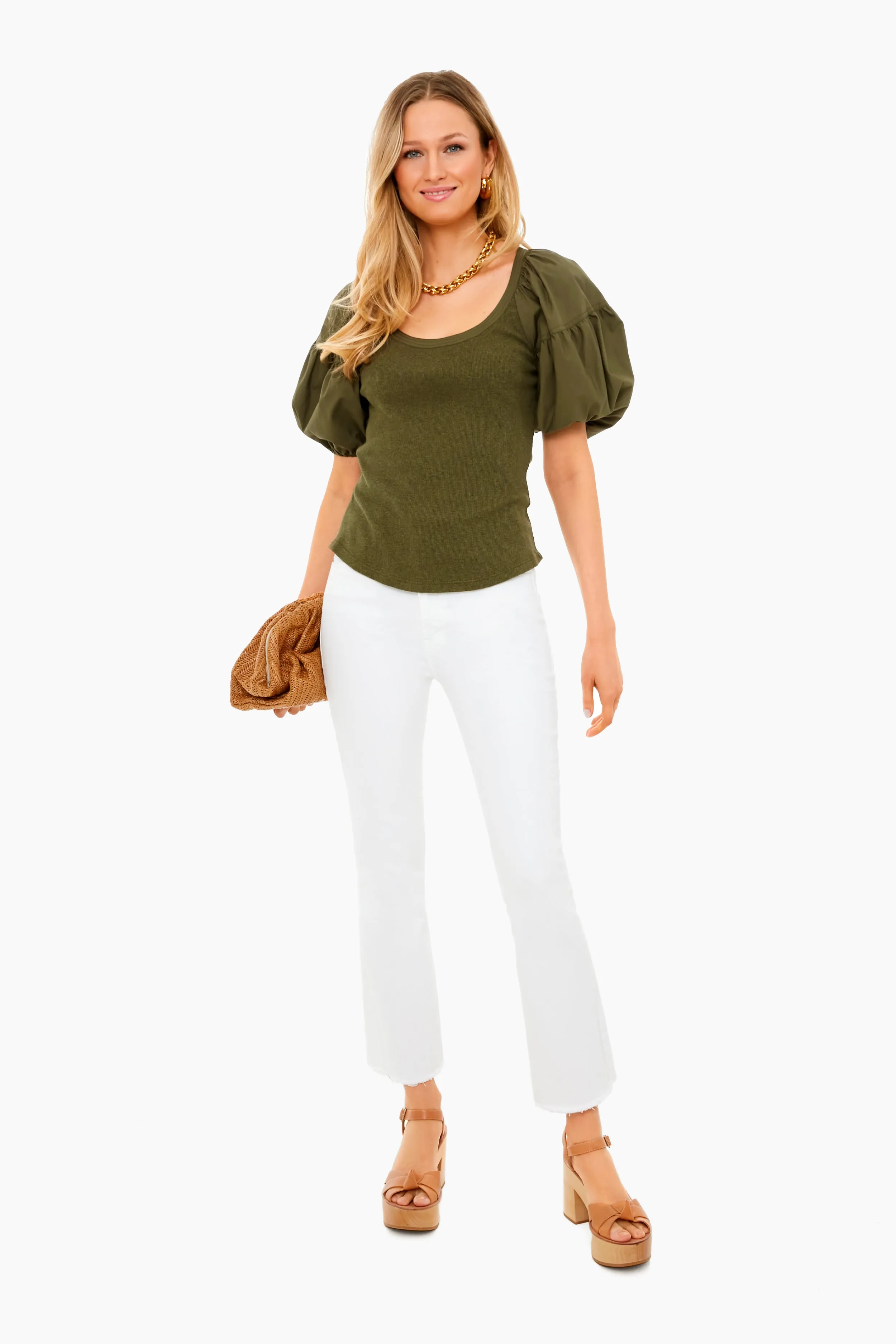 Military Melange Harlowe Pullover