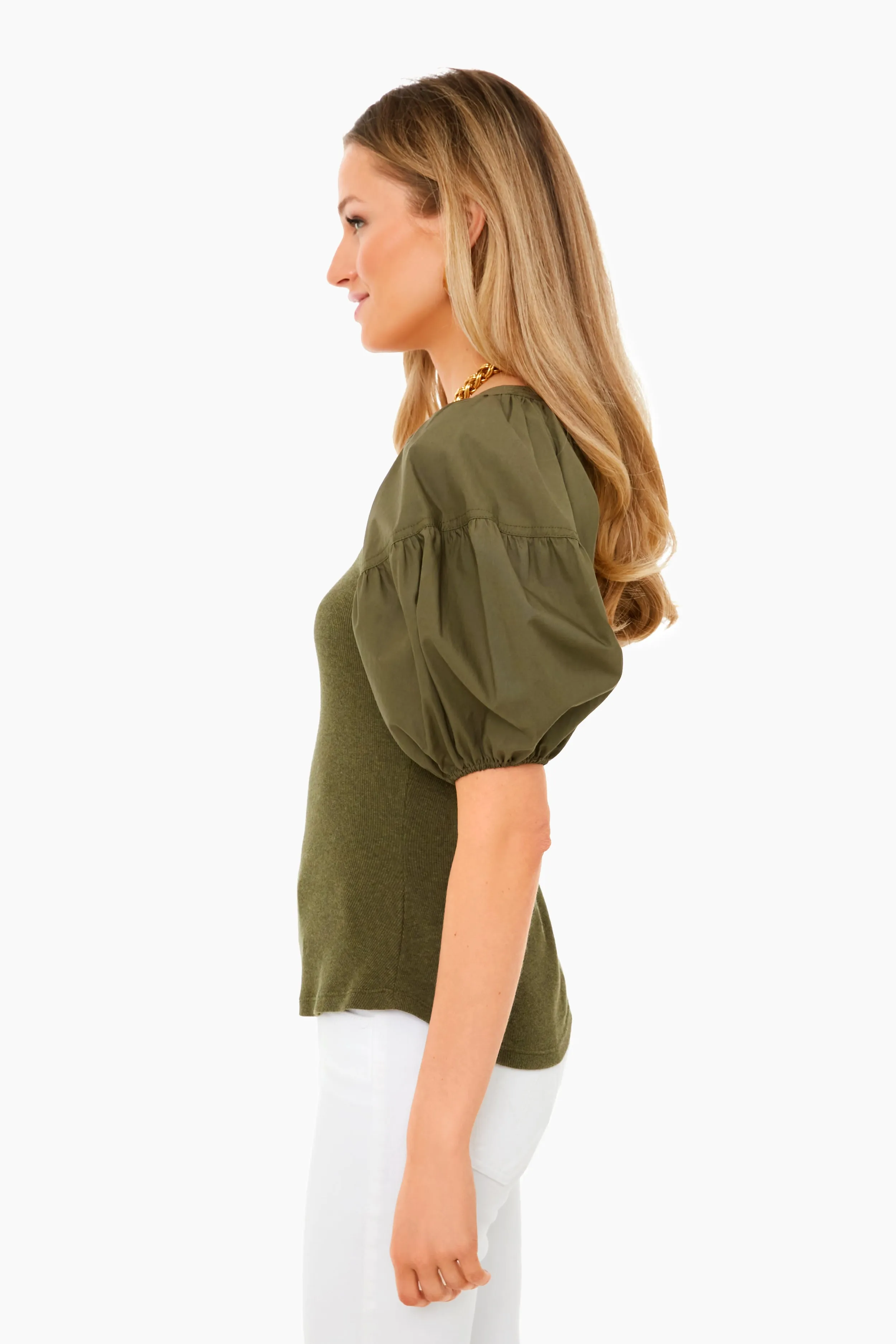 Military Melange Harlowe Pullover