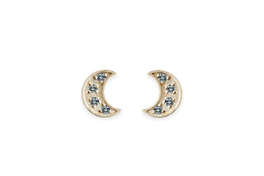 Moon London Blue Topaz Studs