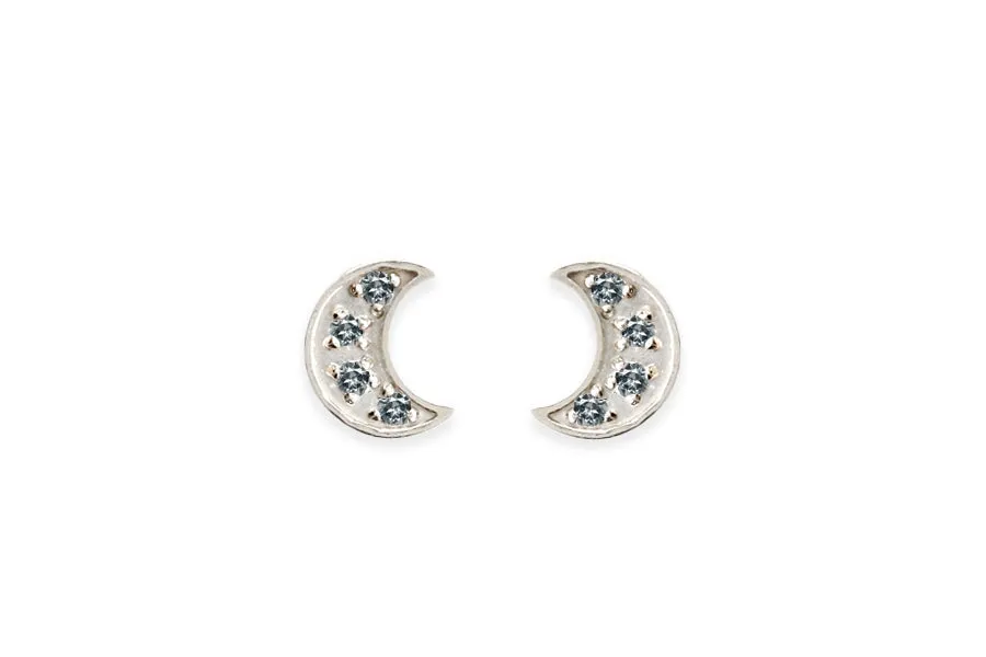 Moon London Blue Topaz Studs