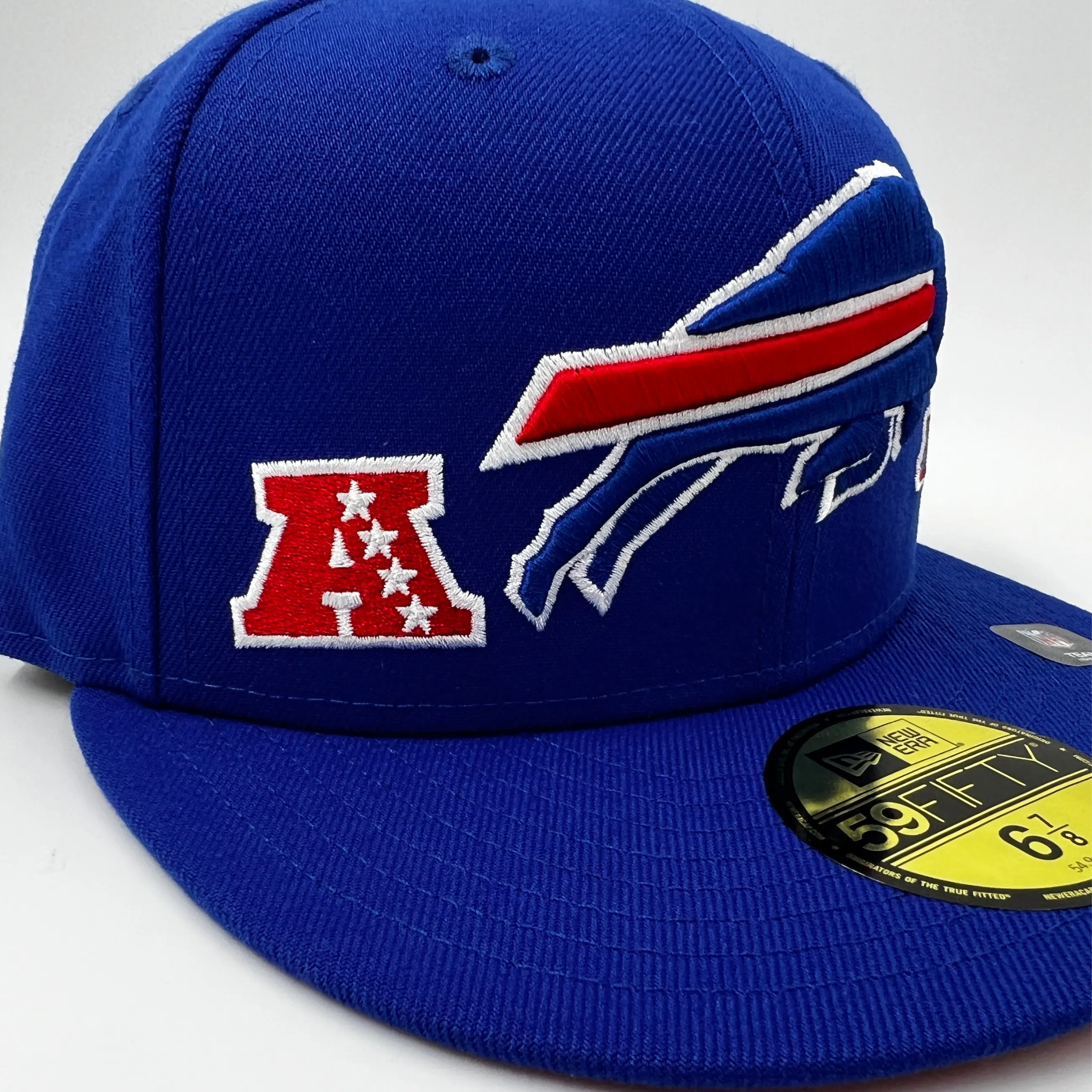 New Era Buffalo Bills Patches Royal Blue Fitted Hat