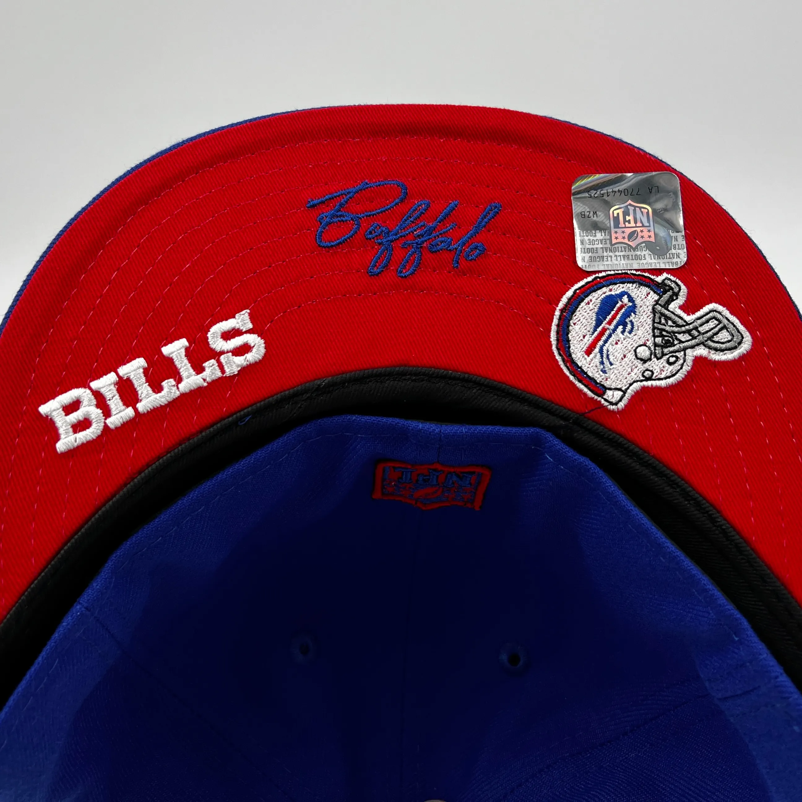 New Era Buffalo Bills Patches Royal Blue Fitted Hat