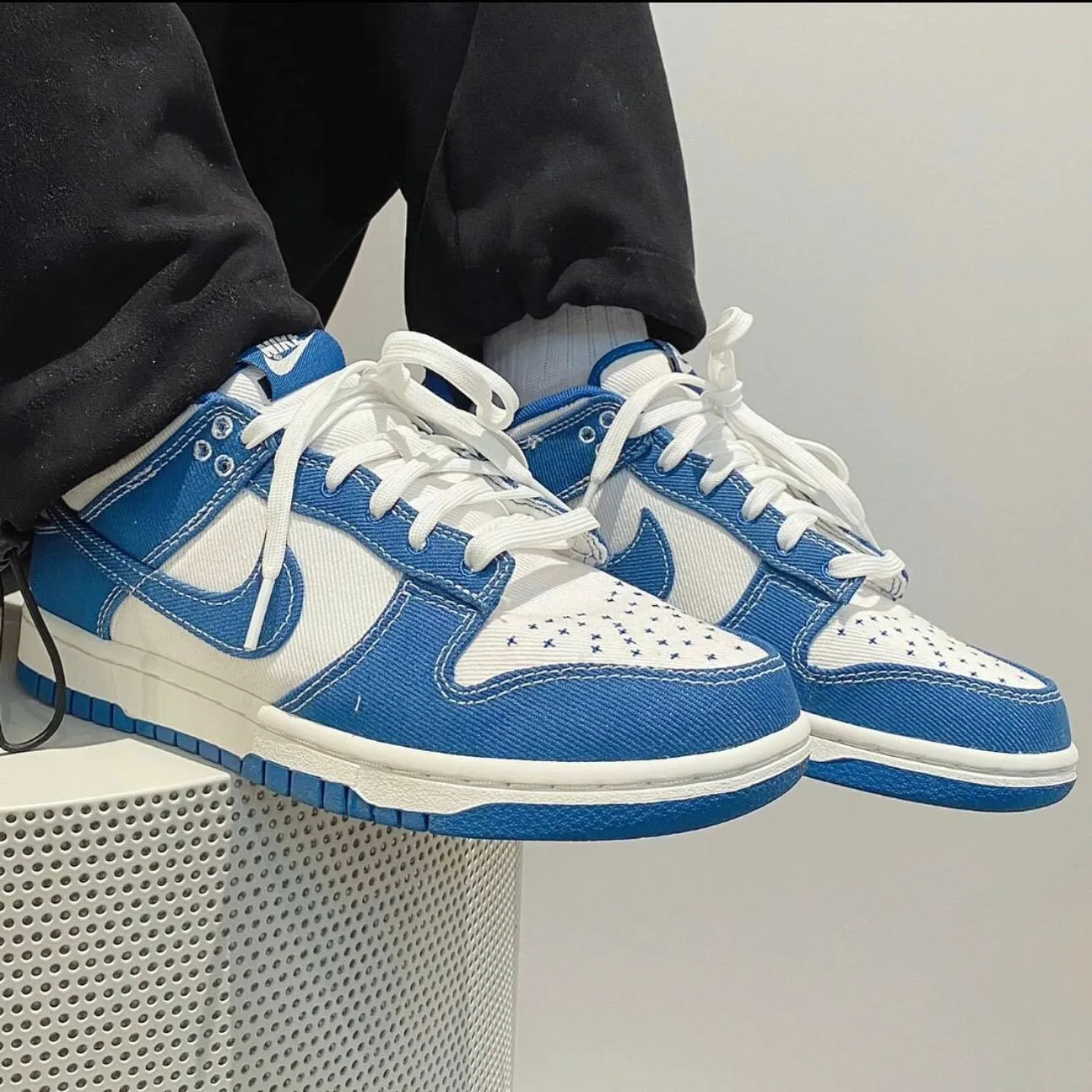 Nike Dunk Low Industrial Blue Sashiko Men's