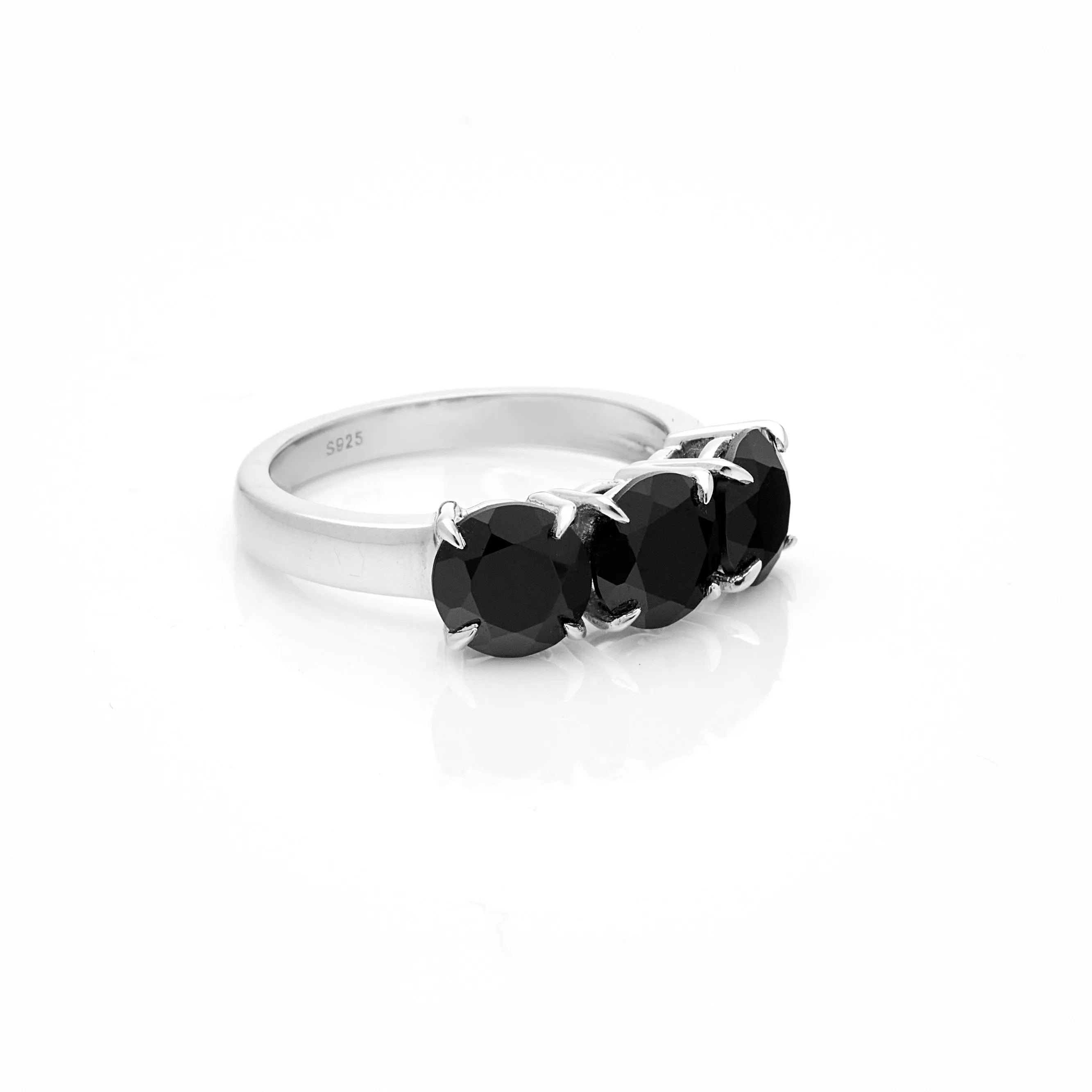 Nostalgia / Black Spinel   Silver / Ring