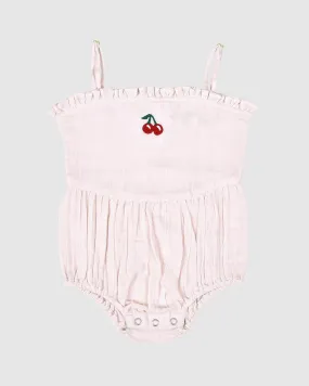 Olivia Playsuit - Pink Cherries