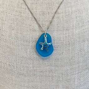 Opal Starfish Sea Glass Necklace