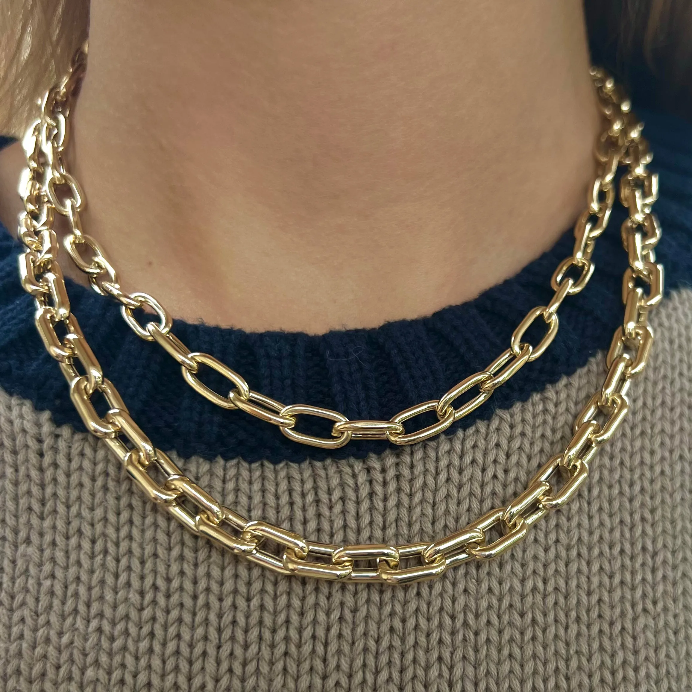 Oval Link Necklace