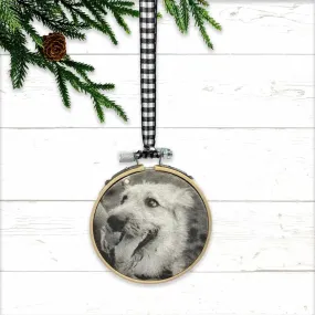 Personalized Photo Ornament with Your Photo in a Gift Box