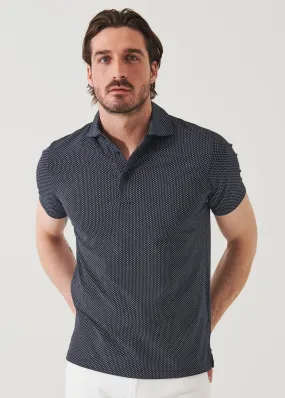 PIMA COTTON STRETCH PRINTED POLO