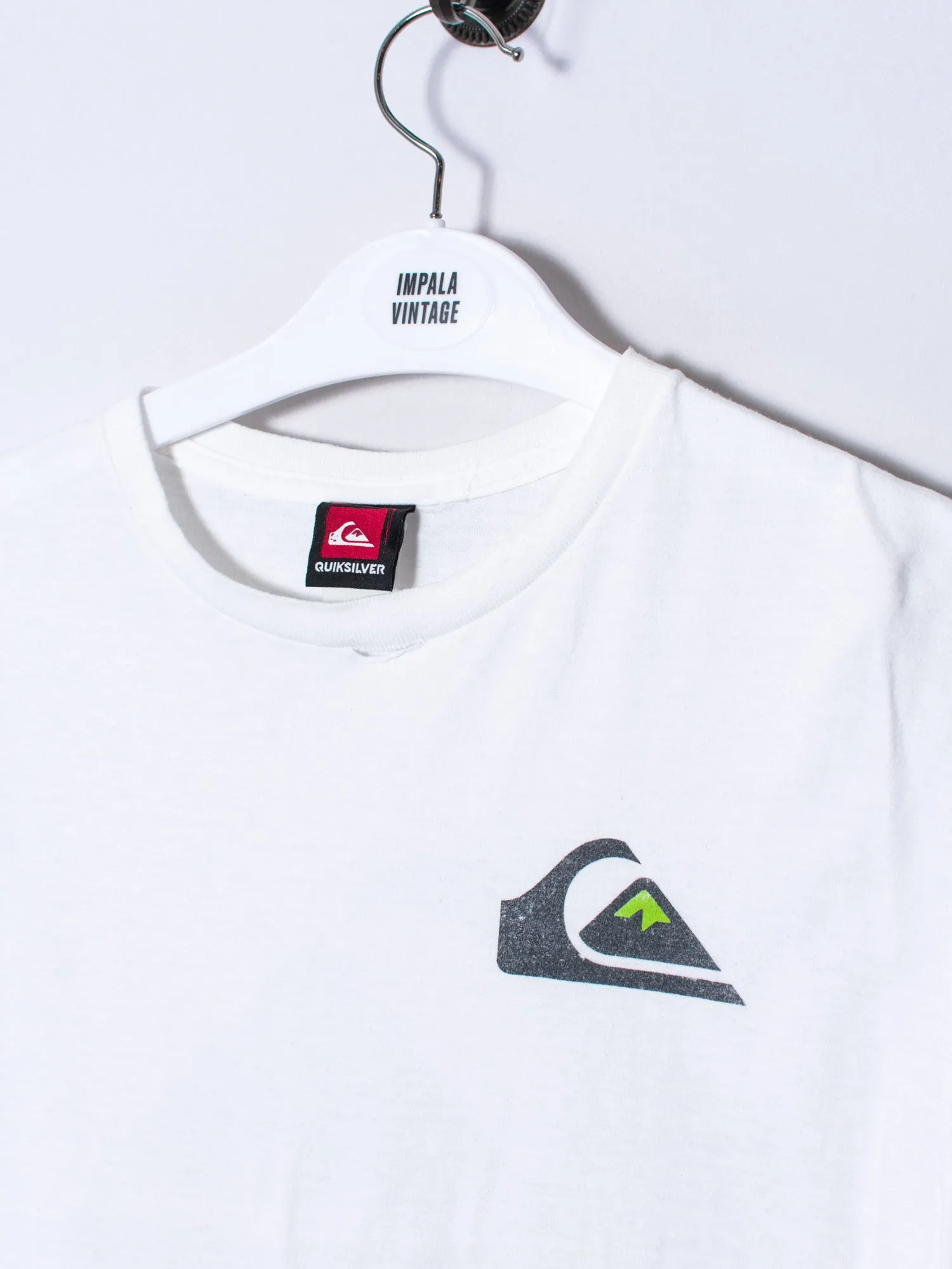 Quicksilver White Cotton Tee