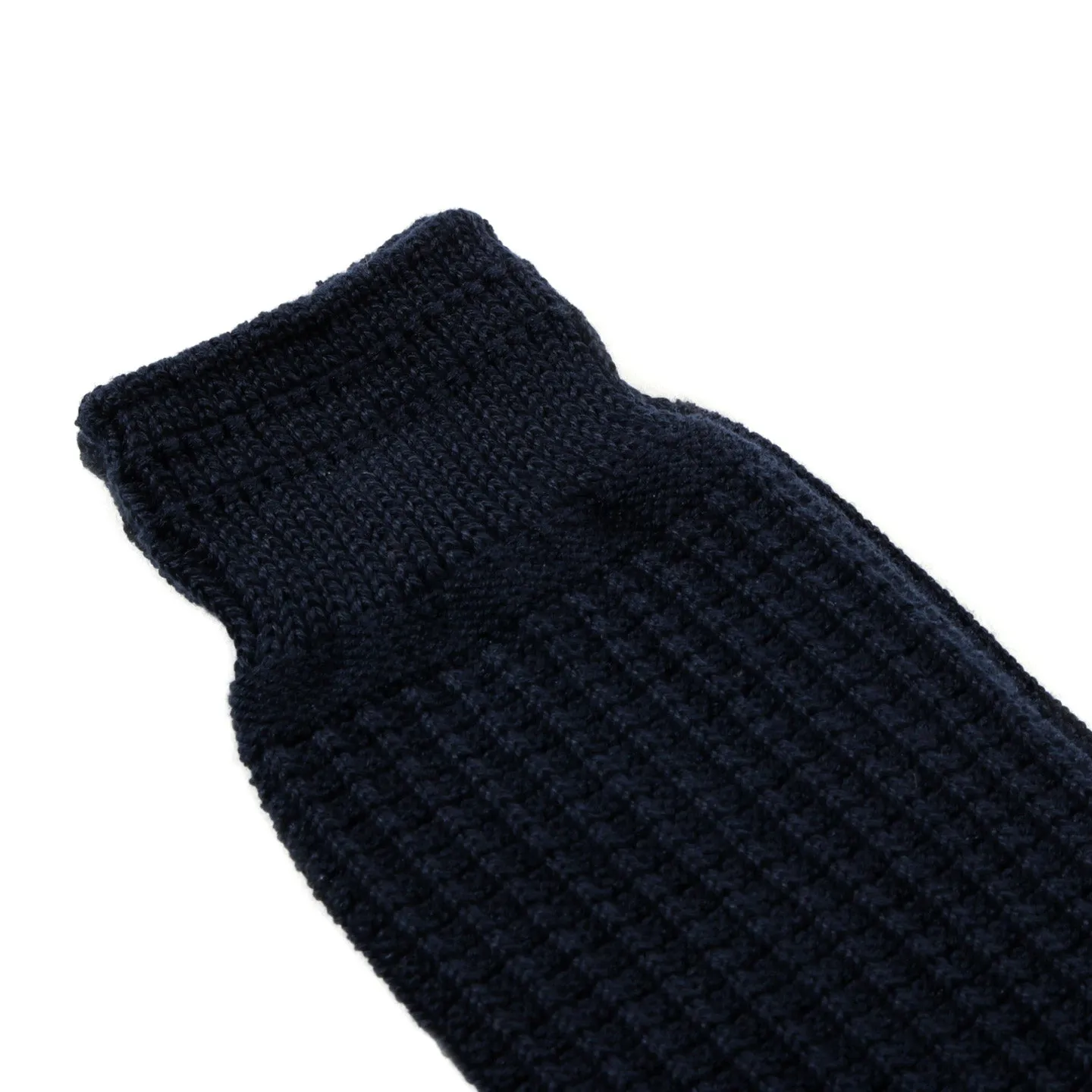 ROTOTO COTTON WAFFLE SOCKS D.NAVY