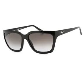 Salvatore Ferragamo SF1018S Sunglasses Black/Grey Gradient Women's