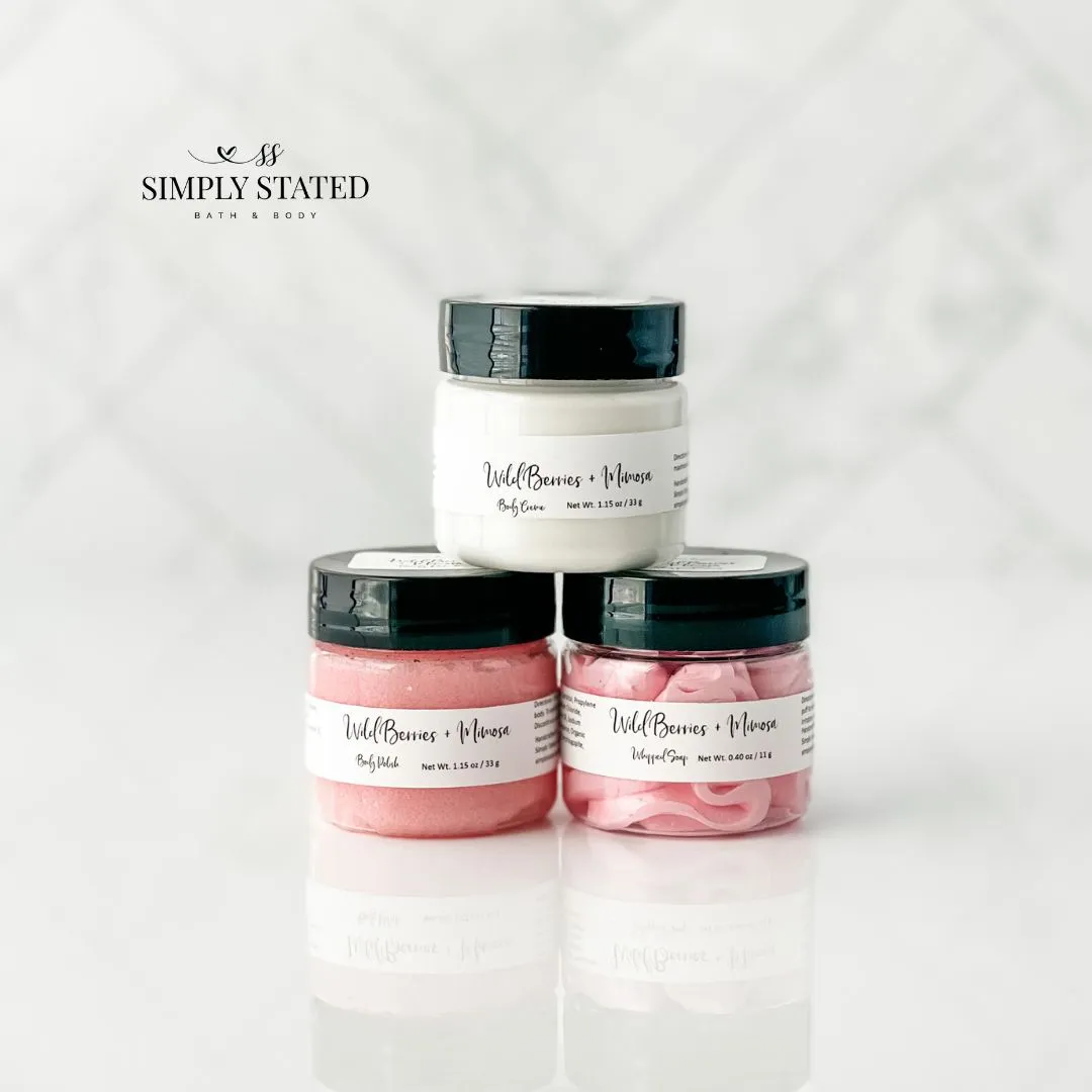 Sample Whipped Soap Spring Collection