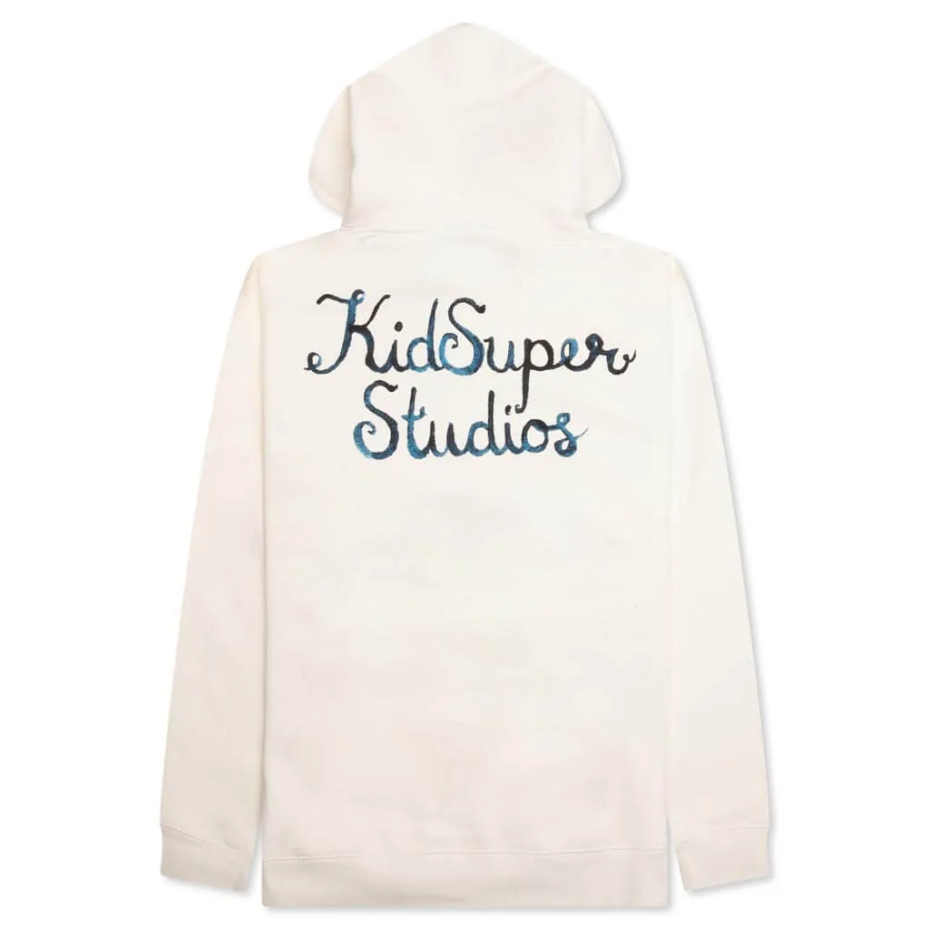 Script Logo Hoodie - Cream