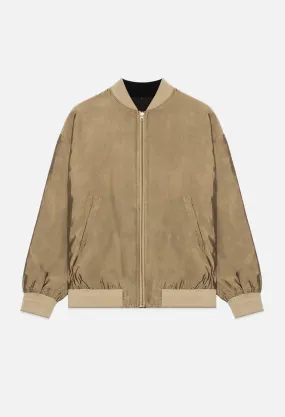 Silk Reversible Bomber / Gold