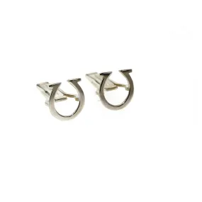 Silver Horseshoe Cuff Links