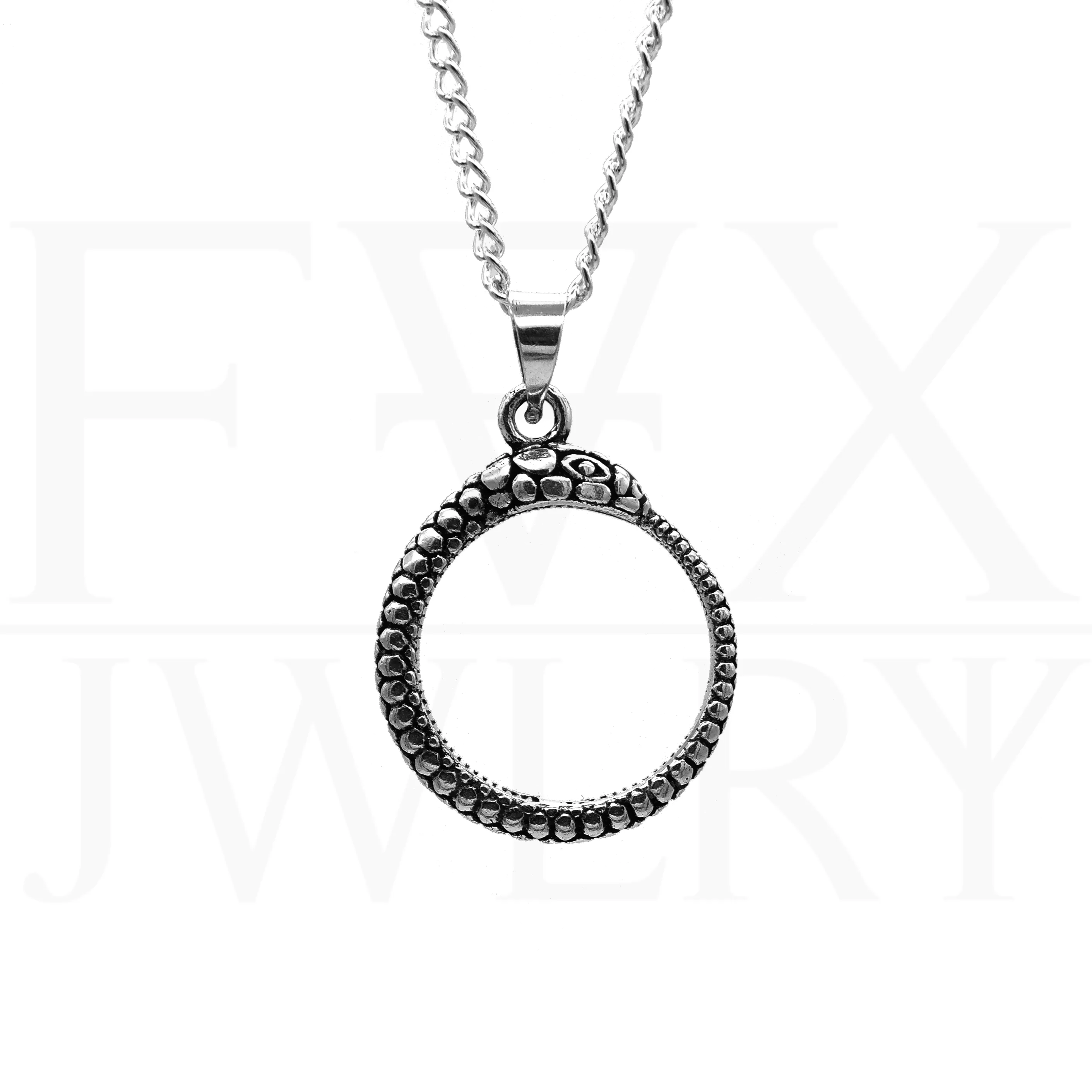 Silver Ouroboros Necklace