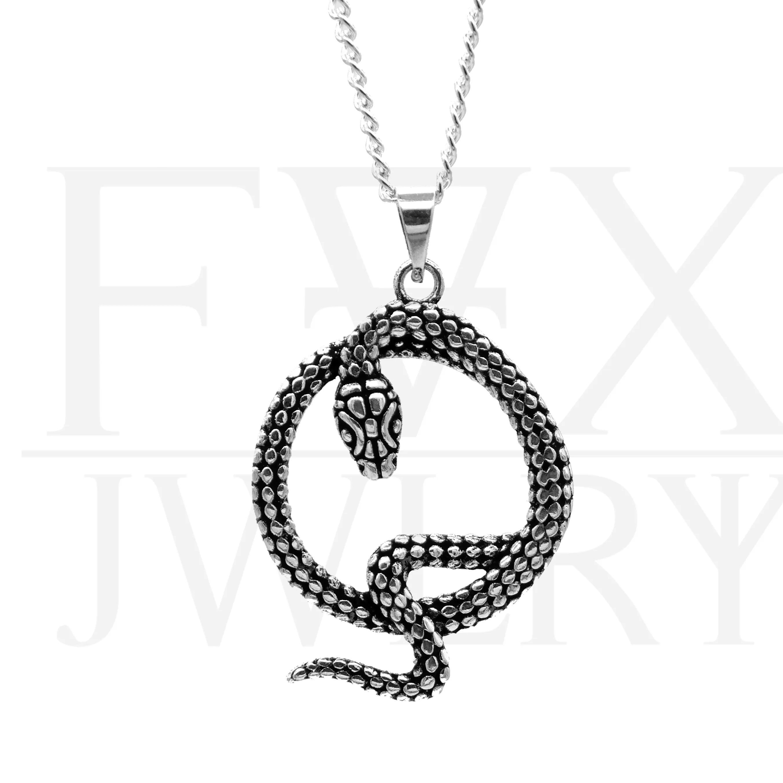 Silver Serpent Necklace