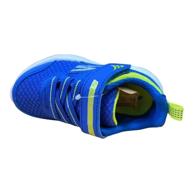 Skechers Dyna-Lite Relter 407237N/BLLM lime blue children's shoe