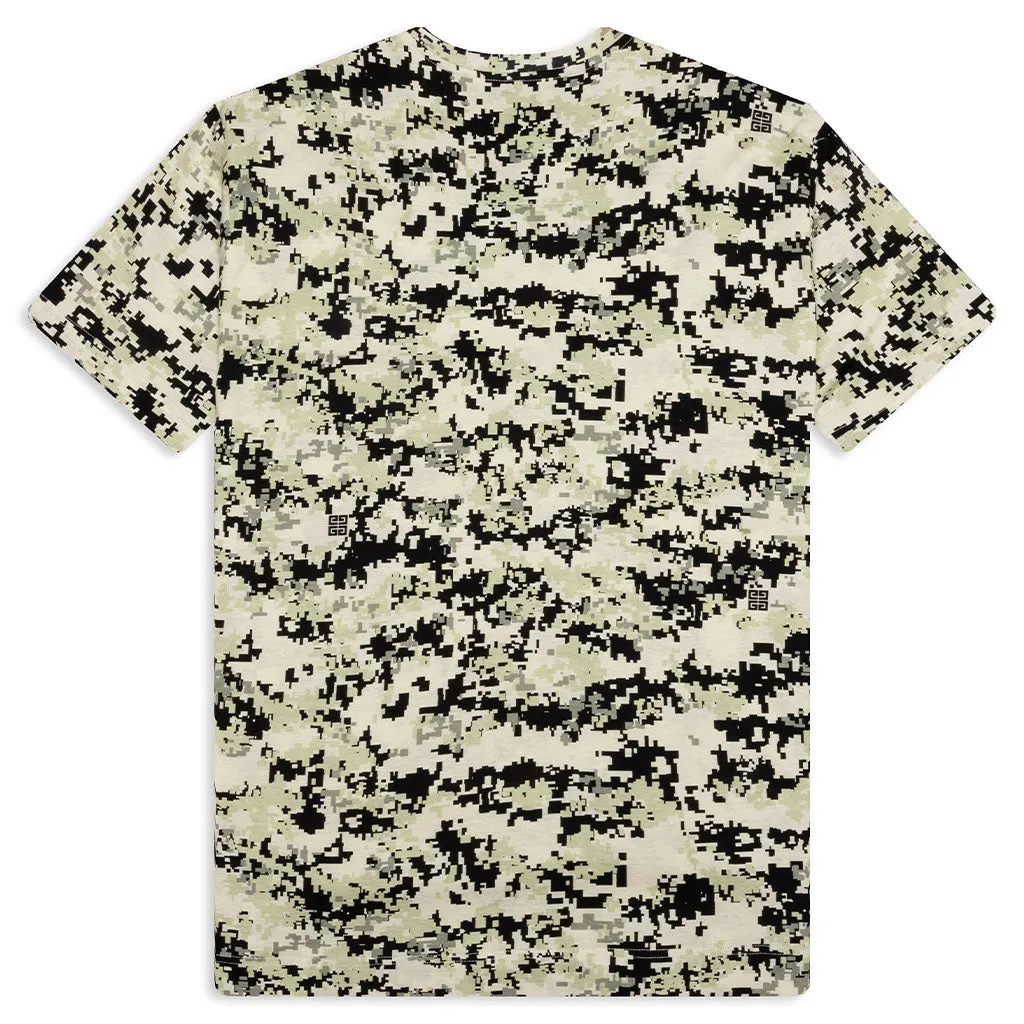 T-Shirt - Beige/Black