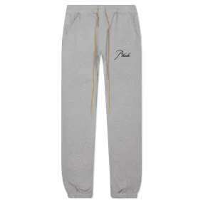 Terry Sweatpant - Heather Grey