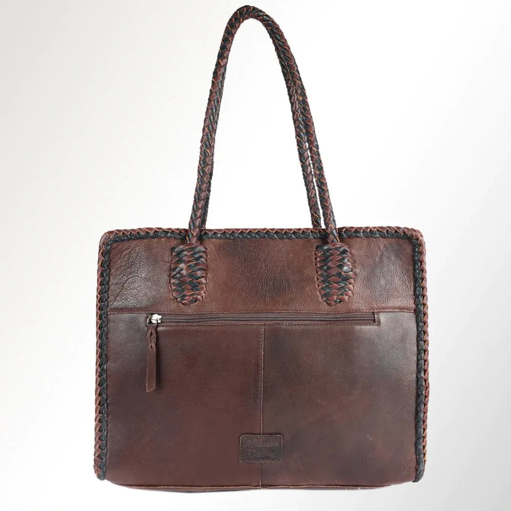 The Abigail Genuine Leather Tote Handbag