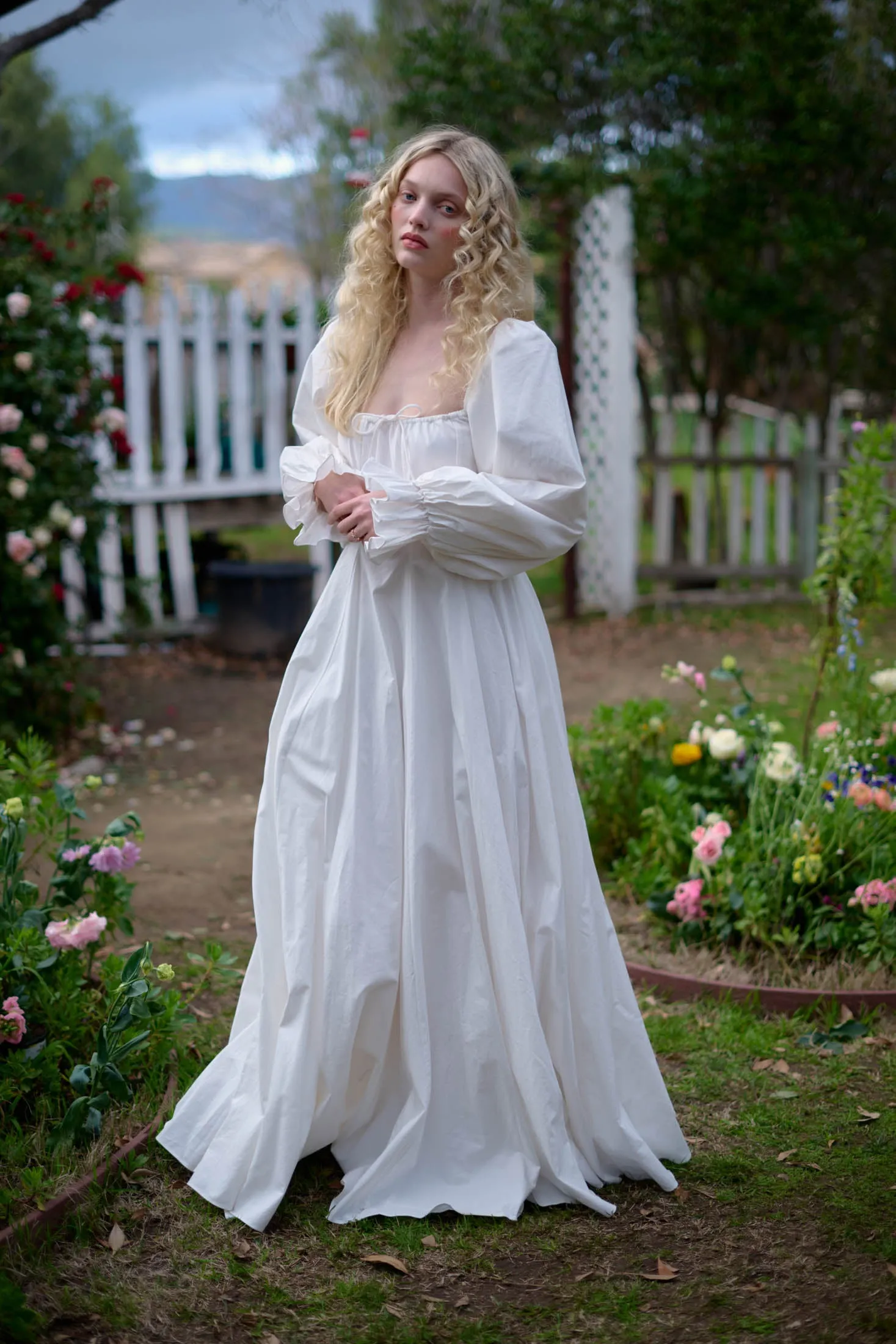 The Ivory Dusk Gown