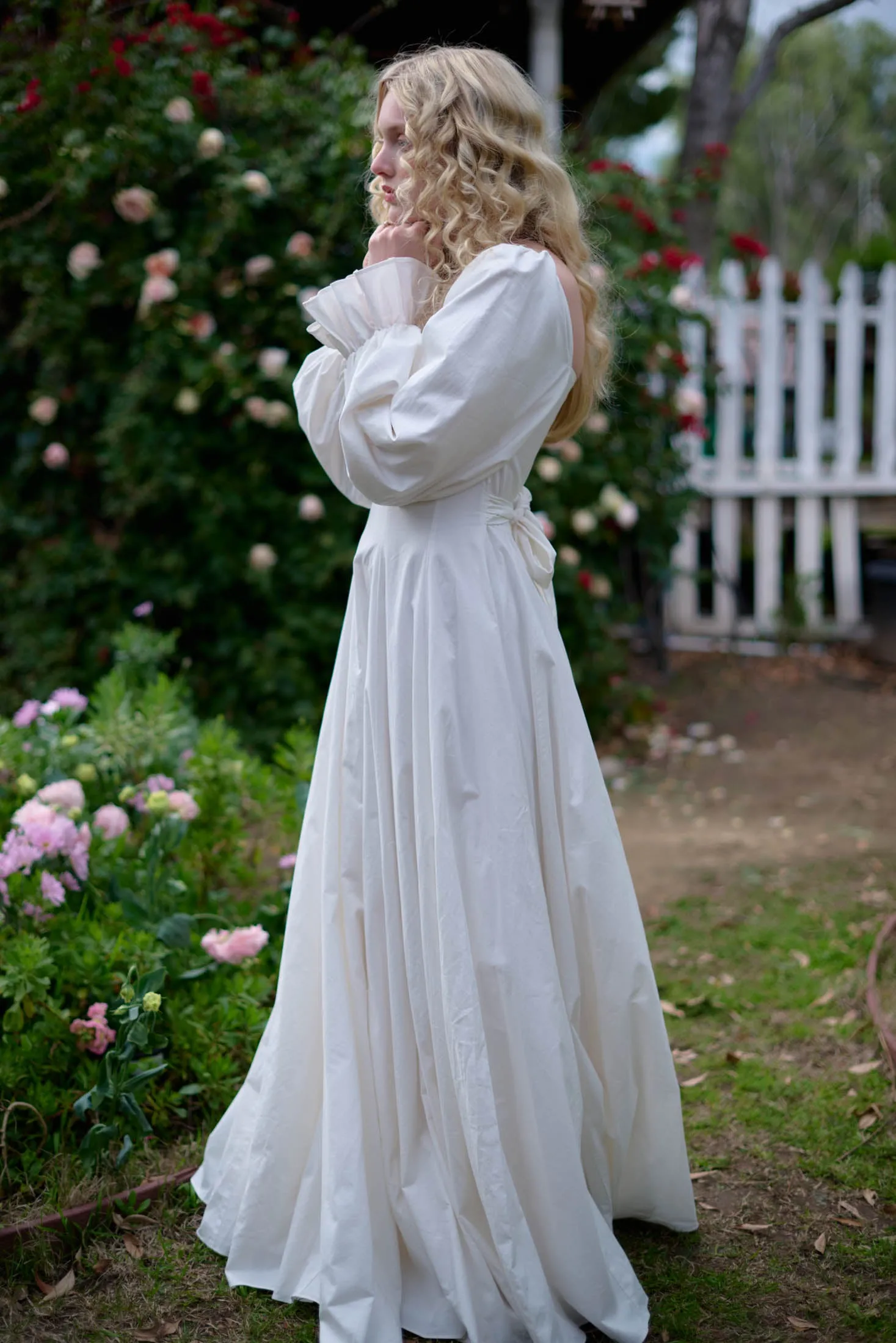 The Ivory Dusk Gown