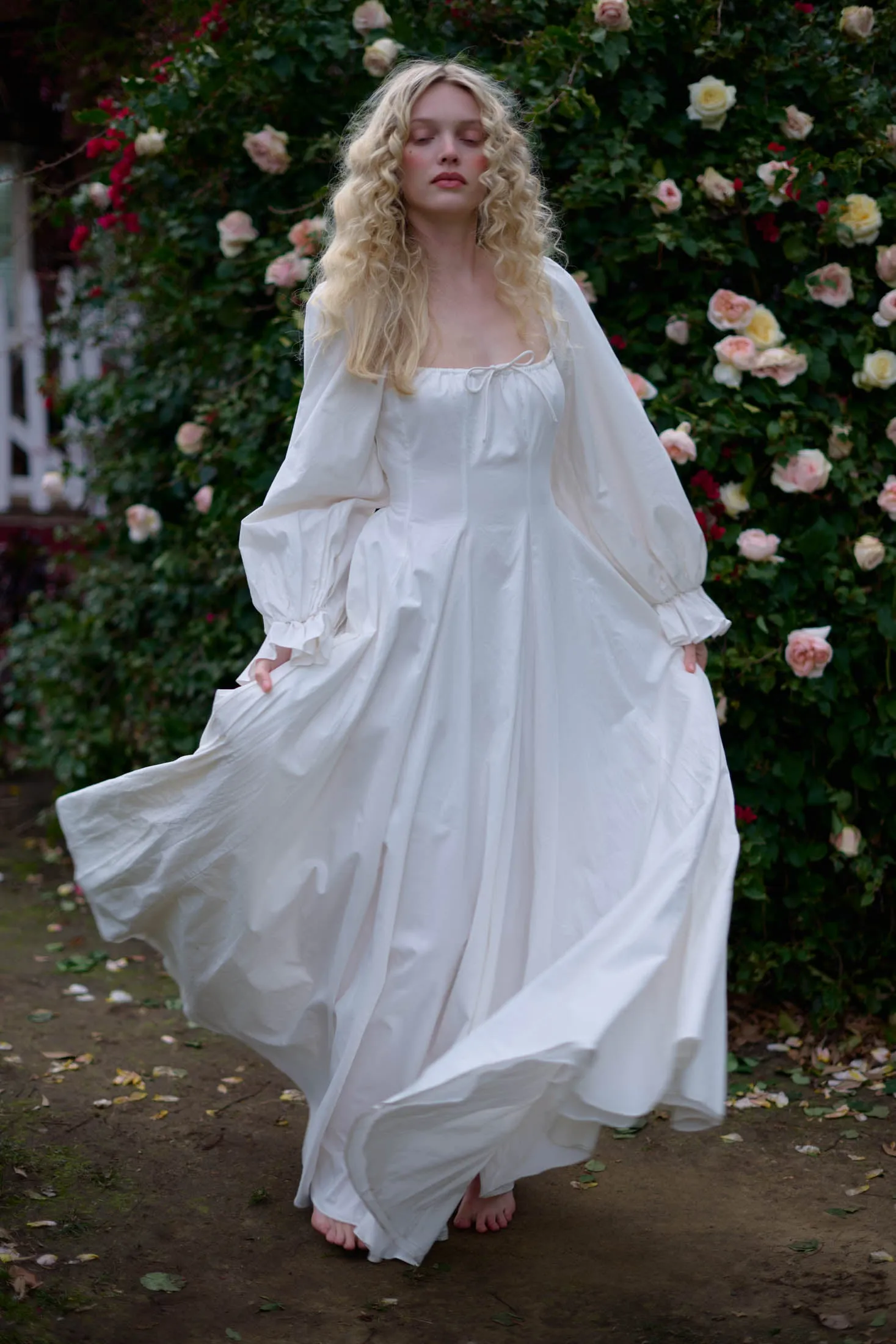 The Ivory Dusk Gown