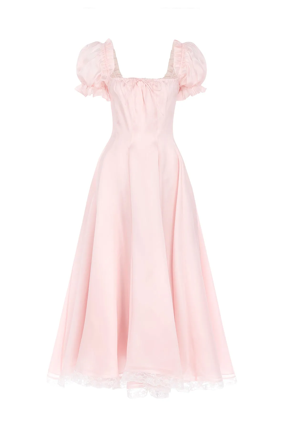 The Peach Fuzz Garden Party Dress