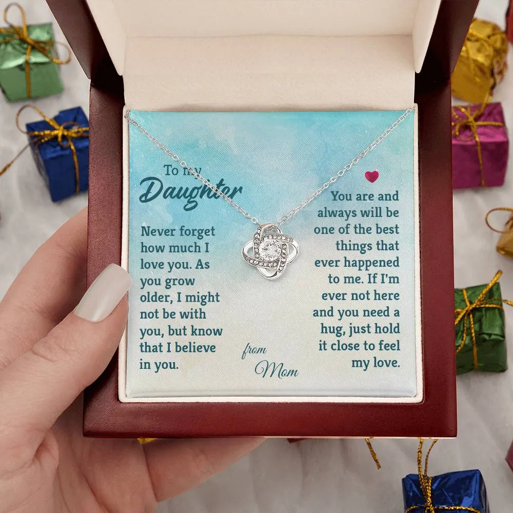 To My Daughter Necklace from Mom, The Best Things That Ever Happened to Me