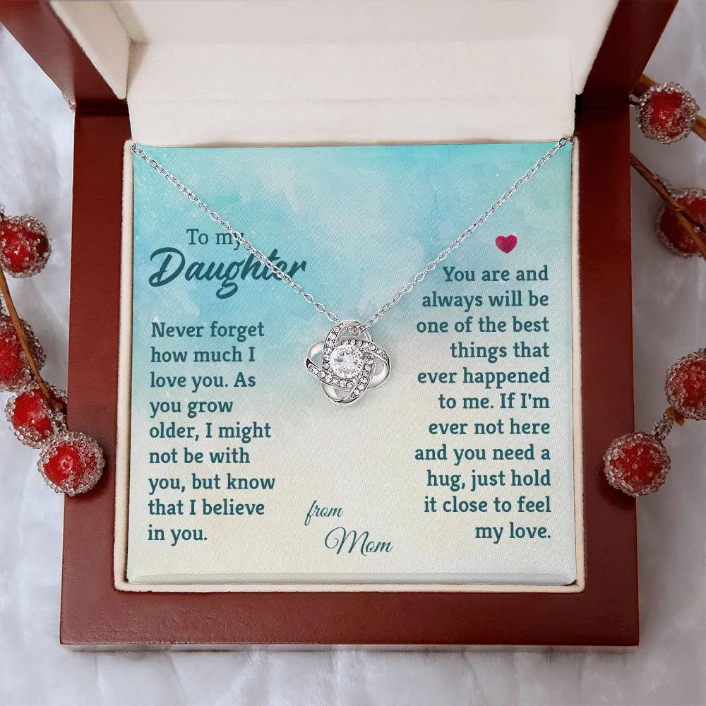 To My Daughter Necklace from Mom, The Best Things That Ever Happened to Me