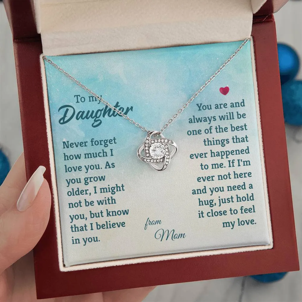 To My Daughter Necklace from Mom, The Best Things That Ever Happened to Me