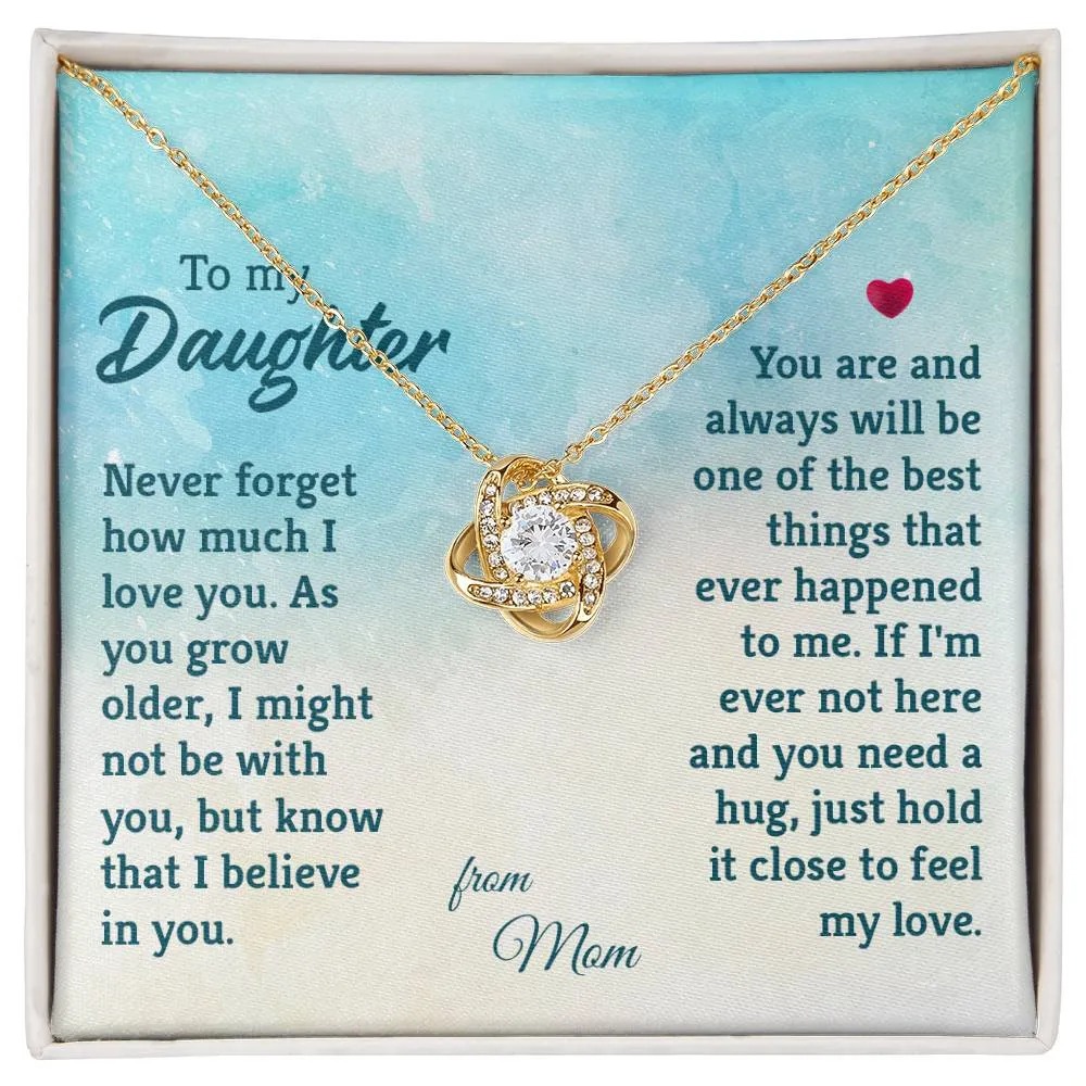 To My Daughter Necklace from Mom, The Best Things That Ever Happened to Me